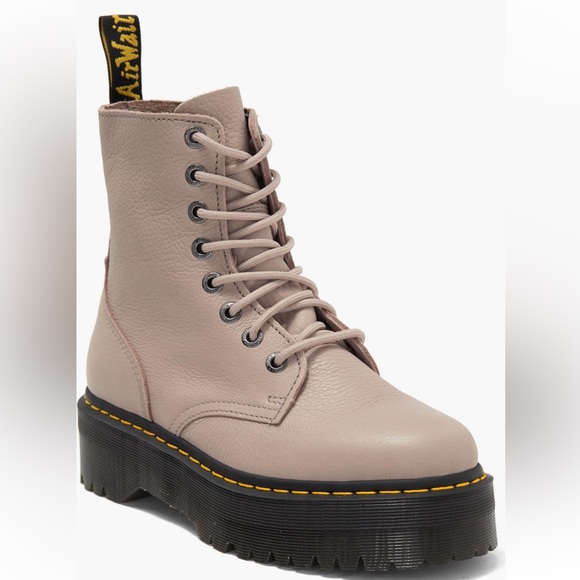 *NEW* Dr. Marten’s Jadon III Platform Boots W6/M5, Vintage Taupe (Blush/Nude) - Picture 7 of 8
